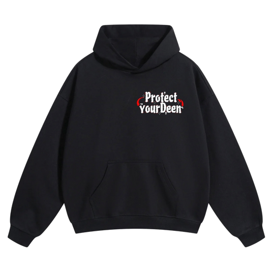 PROTECT IMAN, BLACK HOODIE